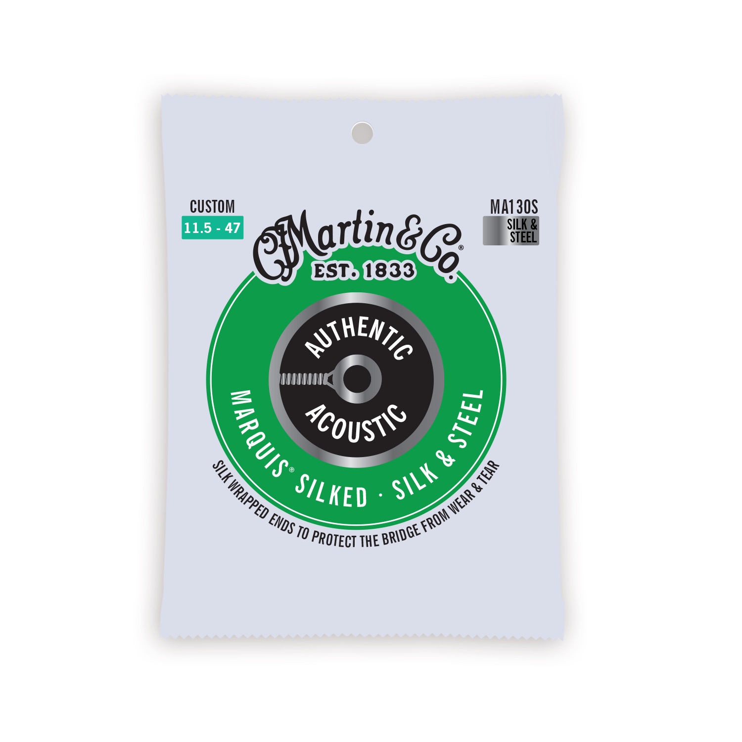Authentic Acoustic Marquis&reg; Silked Guitar Strings Silk & Steel image number 1
